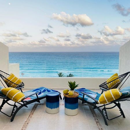 Ocean View Three Bedroom, Three Story Penthouse By The Beach Cancun Bagian luar foto