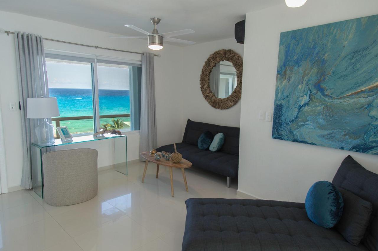 Ocean View Three Bedroom, Three Story Penthouse By The Beach Cancun Bagian luar foto