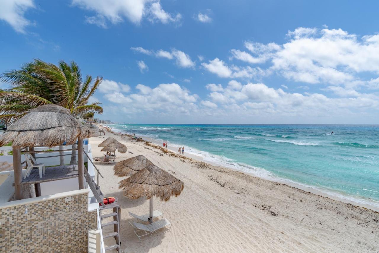 Ocean View Three Bedroom, Three Story Penthouse By The Beach Cancun Bagian luar foto